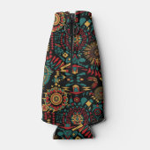 Rafraichisseur De Bouteilles Bot en mousse de Cyan réfrigéré "Motifs inspirés d (Dos)