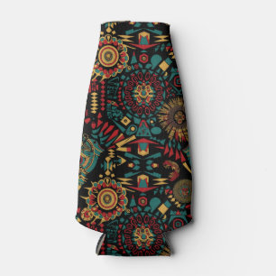 Rafraichisseur De Bouteilles Bot en mousse de Cyan réfrigéré "Motifs inspirés d