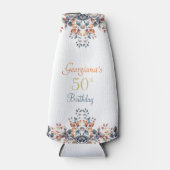 Rafraichisseur De Bouteilles Bott d'automne Boho quitte 50e anniversaire person (Devant)