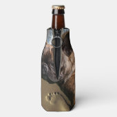 Rafraichisseur De Bouteilles Bouledogue français au bord de la mer French Bulld (Bouteille Dos)