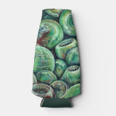 Rafraichisseur De Bouteilles Boules de Noël vertes (Devant)