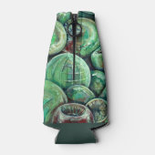 Rafraichisseur De Bouteilles Boules de Noël vertes (Dos)