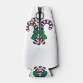 Rafraichisseur De Bouteilles Bouquet de sucres de canne - ruban vert (Dos)