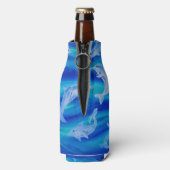 Rafraichisseur De Bouteilles Bouteille Dolphin Pod et Can Huggies (Bouteille Dos)