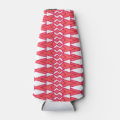 Rafraichisseur De Bouteilles Bowties rouges et roses (Devant)