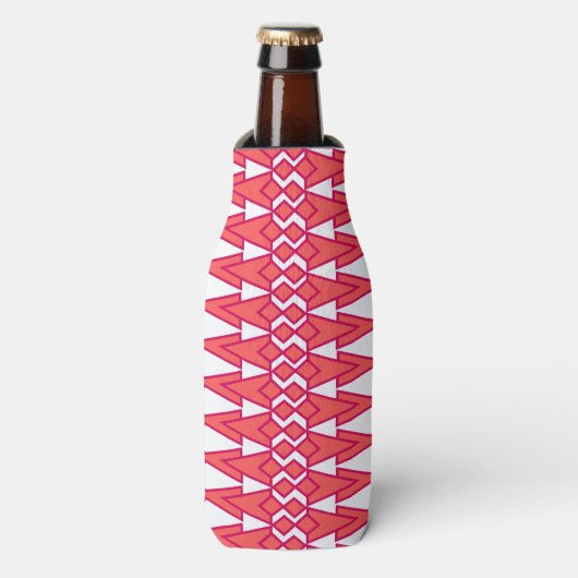 Rafraichisseur De Bouteilles Bowties rouges et roses (Bottle Devant)