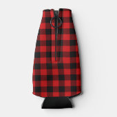 Rafraichisseur De Bouteilles Brochure moderne Script Rouge Plaqué Noël (Dos)