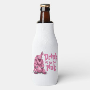 Rafraichisseur De Bouteilles Buvez Jusqu'À Ce Que Vous Voyez Pink Elephant