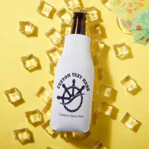 Rafraichisseur De Bouteilles Cadeau nautique de bateau de capitaine personnalis