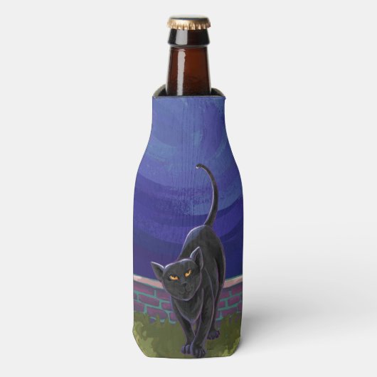 Rafraichisseur De Bouteilles Cadeaux et accessoires de chat noir (Bottle Devant)