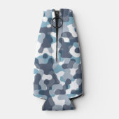 Rafraichisseur De Bouteilles Camo camouflage motif dans les tons bleus (Dos)