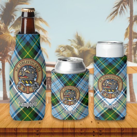 Rafraichisseur De Bouteilles Campbell Crest au-dessus de Tartan