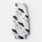 Rafraichisseur De Bouteilles Canard Silhouette main (Devant)