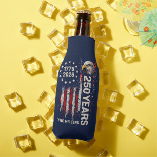 Rafraichisseur De Bouteilles Célébration de 250 ans Drapeau américain grunge Ai