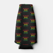 Rafraichisseur De Bouteilles CÉLÉBRER L'HISTOIRE NOIRE Rouge Jaune Vert BHM (Devant)