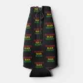 Rafraichisseur De Bouteilles CÉLÉBRER L'HISTOIRE NOIRE Rouge Jaune Vert BHM (Dos)