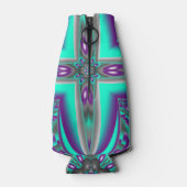 Rafraichisseur De Bouteilles Cercles Concentrés Appliqués Au Point Abstrait (Dos)