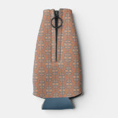 Rafraichisseur De Bouteilles Chaînes ovales saumons (Dos)