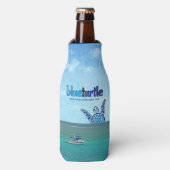 Rafraichisseur De Bouteilles Chalutier à tortue bleue (Bottle Devant)