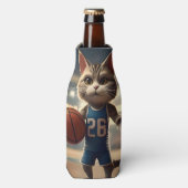 Rafraichisseur De Bouteilles Chat de basket-ball, (Bottle Devant)