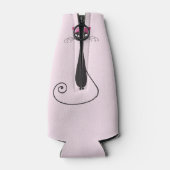 Rafraichisseur De Bouteilles Chat Kitty Casquette rose (Dos)