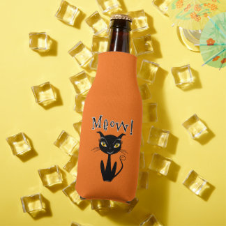 Rafraichisseur De Bouteilles Chat Noir Fantaisiste Miaou !