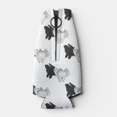 Rafraichisseur De Bouteilles Chien Silhouette main (Dos)