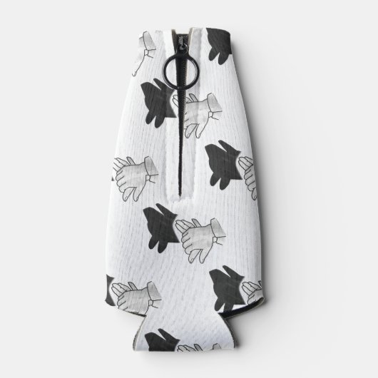 Rafraichisseur De Bouteilles Chien Silhouette main (Dos)