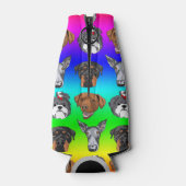 Rafraichisseur De Bouteilles Chiens arc-en-ciel peuvent se refroidir (Dos)