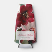 Rafraichisseur De Bouteilles  Christmas Themed Red Floral Wedding  (Devant)