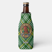 Rafraichisseur De Bouteilles Cimier de coq Clan Currie sur Tartan (Bottle Devant)