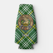 Rafraichisseur De Bouteilles Cimier de lion Clan Currie sur Tartan (Devant)