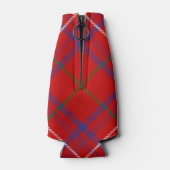 Rafraichisseur De Bouteilles Cimier Rose de clan sur Tartan (Dos)