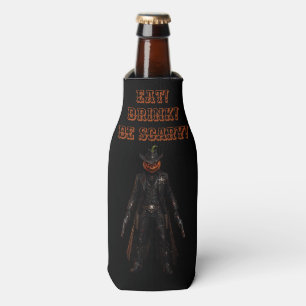 Rafraichisseur De Bouteilles Citrouille sinistre Sheriff Cowboy Jack-o'-Lantern