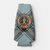 Rafraichisseur De Bouteilles Clan Bell Crest sur Tartan (Devant)
