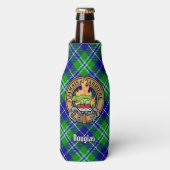 Rafraichisseur De Bouteilles Clan Douglas Crest sur Tartan (Bottle Devant)