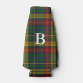 Rafraichisseur De Bouteilles Clan écossais Buchanan Tartan Plaid Bottle Glacièr (Devant)