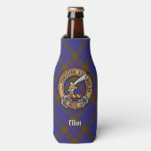 Rafraichisseur De Bouteilles Clan Elliot Crest sur Tartan moderne (Bottle Devant)