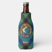 Rafraichisseur De Bouteilles Clan Guthrie Crest sur Tartan (Bottle Devant)