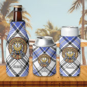 Rafraichisseur De Bouteilles Clan Hannay Crest sur Tartan
