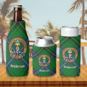 Rafraichisseur De Bouteilles Clan Henderson Crest sur Tartan
