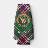 Rafraichisseur De Bouteilles Clan MacFarlane Crest sur Tartan de chasse moderne (Devant)