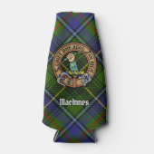 Rafraichisseur De Bouteilles Clan MacInnes Crest sur Tartan (Devant)
