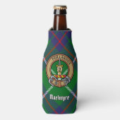 Rafraichisseur De Bouteilles Clan MacIntyre Crest sur Tartan (Bottle Devant)