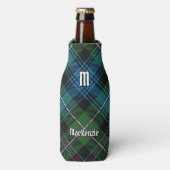 Rafraichisseur De Bouteilles Clan MacKenzie Crest sur Tartan (Bottle Devant)