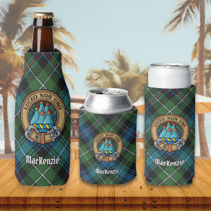 Rafraichisseur De Bouteilles Clan MacKenzie Crest sur Tartan