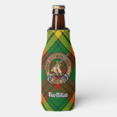 Rafraichisseur De Bouteilles Clan MacMillan Crest sur Tartan (Bottle Devant)