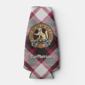 Rafraichisseur De Bouteilles Clan MacPherson Crest sur la chasse Tartan (Devant)