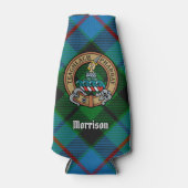 Rafraichisseur De Bouteilles Clan Morrison Crest sur la chasse Tartan (Devant)