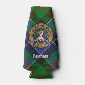 Rafraichisseur De Bouteilles Clan Paterson Crest sur Tartan (Devant)
